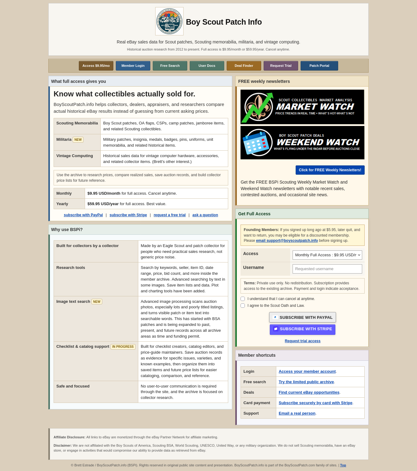 BSPi public homepage